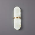 Load image into Gallery viewer, Alabaster Pill Wall Lamp