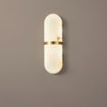 Load image into Gallery viewer, Alabaster Pill Wall Lamp