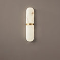 Load image into Gallery viewer, Alabaster Pill Wall Lamp