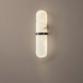 Load image into Gallery viewer, Alabaster Pill Wall Lamp