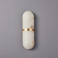 Load image into Gallery viewer, Alabaster Pill Wall Lamp