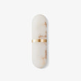 Load image into Gallery viewer, Alabaster Pill Wall Lamp