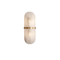Load image into Gallery viewer, Alabaster Pill Wall Lamp