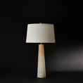 Load image into Gallery viewer, Marble Quatrefoil Table Lamp