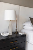 Load image into Gallery viewer, Marble Quatrefoil Table Lamp