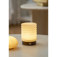 Load image into Gallery viewer, Alabaster Petite Portable Lamp (Built-in Battery)