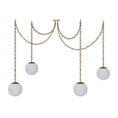 Charger l'image dans la visionneuse de la galerie, Alabaster Swag Pendant Lamp