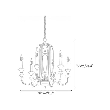 Alderwyn Chandelier – detail 3 — Dimension drawings 1
