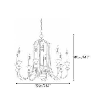 Alderwyn Chandelier – detail 4 — Dimension drawings 2