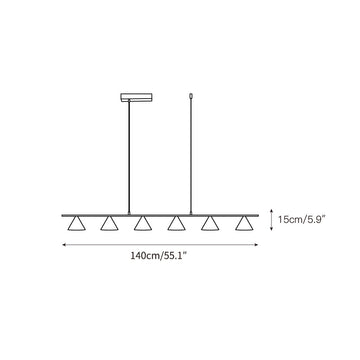 Aldex Pendant Lamp – detail 3 — Dimension drawings 1