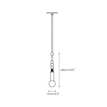 Allia Pendant Light – detail 3 — Dimension drawings 1