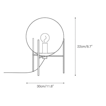 Alton Table Lamp – detail 3 — Dimension drawings 1