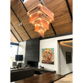 Load image into Gallery viewer, Aluminum Chain Tassel Chandelier