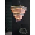 Load image into Gallery viewer, Aluminum Chain Tassel Chandelier