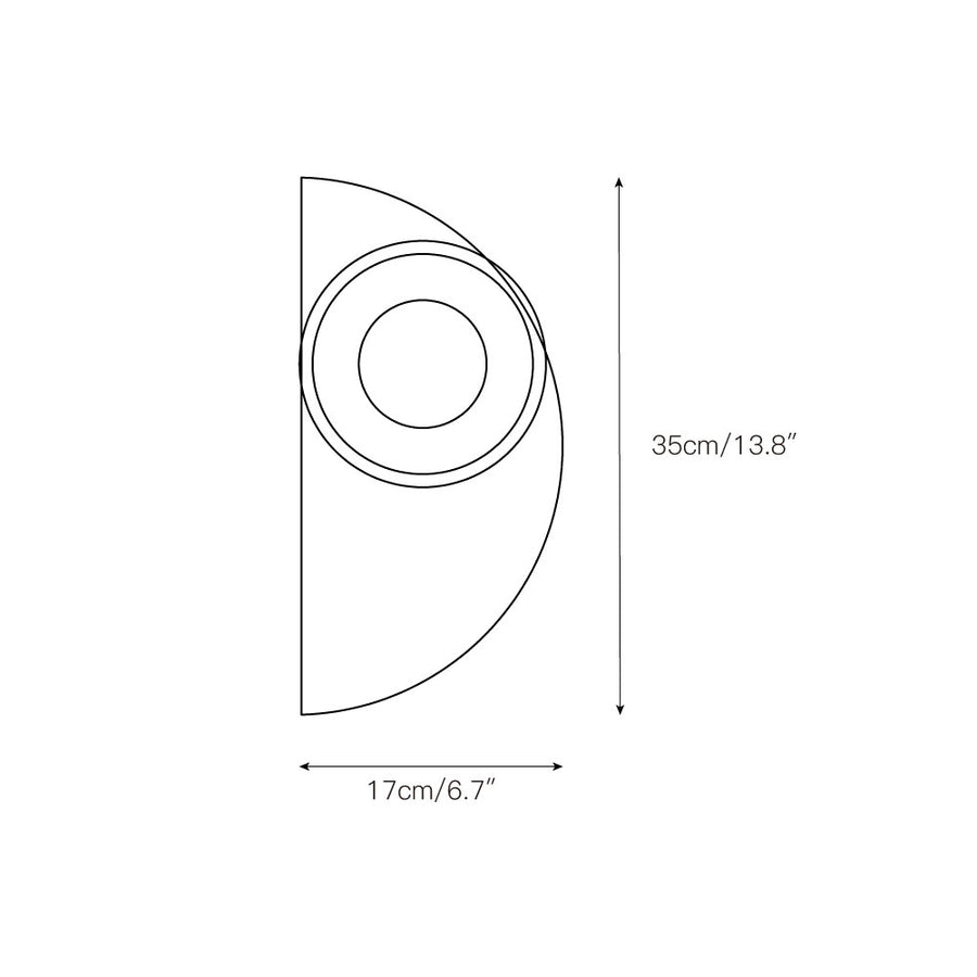 Ambiance Wall Lamp – detail 3 — Dimension drawings 1
