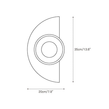 Ambiance Wall Lamp – detail 4 — Dimension drawings 2