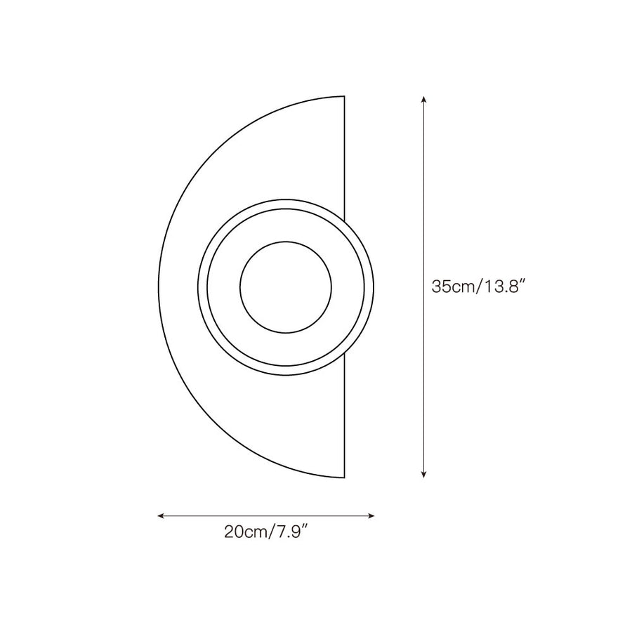 Ambiance Wall Lamp – detail 4 — Dimension drawings 2