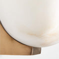 Load image into Gallery viewer, Ando Brass Alabaster Sconce
