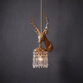 Load image into Gallery viewer, Antler Crystal Pendant Lamp
