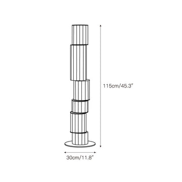 Apadana Alabaster Floor Lamp – detail 3 — Dimension drawings 1