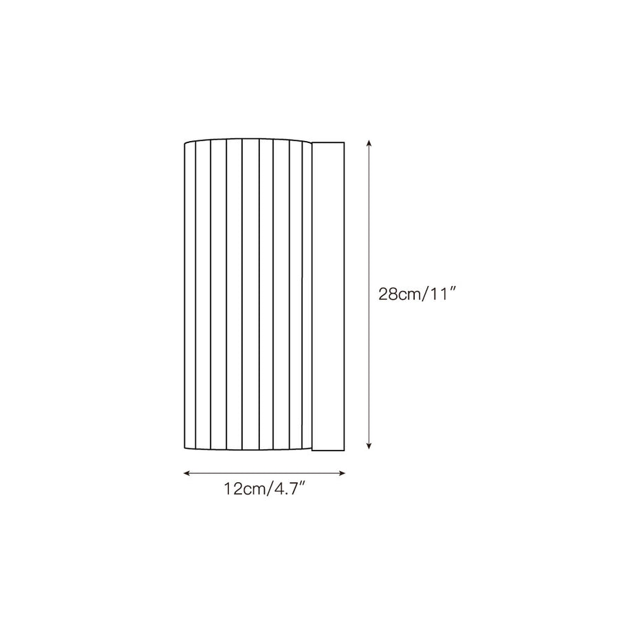 Apadana Alabaster Wall Lamp – detail 3 — Dimension drawings 1
