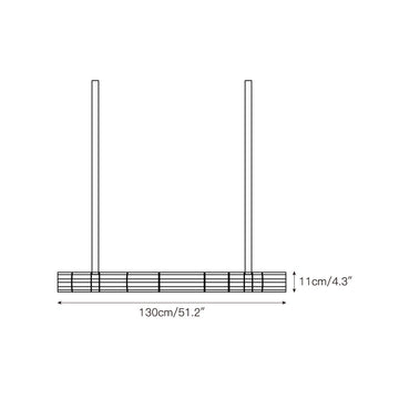 Apadana Chandelier – detail 3 — Dimension drawings 1