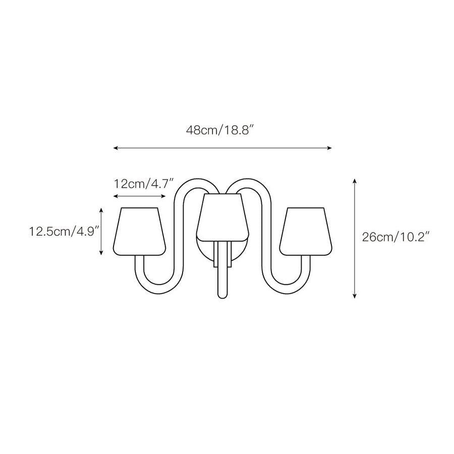 Apollo Wall Lamp – detail 3 — Dimension drawings 1