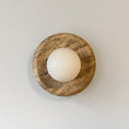 Load image into Gallery viewer, Apricity Travertine Wall Lamp