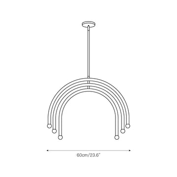 Hadden Chandelier – detail 3 — Dimension drawings 1