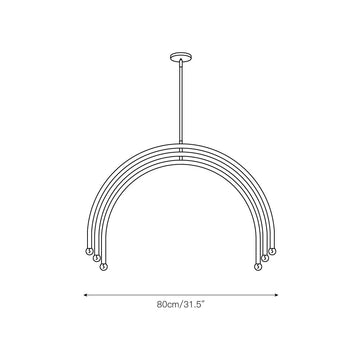 Hadden Chandelier – detail 4 — Dimension drawings 2