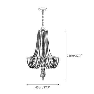 Arcadia Crystal Chandelier – detail 3 — Dimension drawings 1