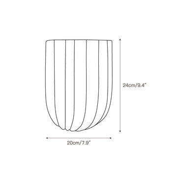 Ariel Fluted Wall Lamp – detail 3 — Dimension drawings 1