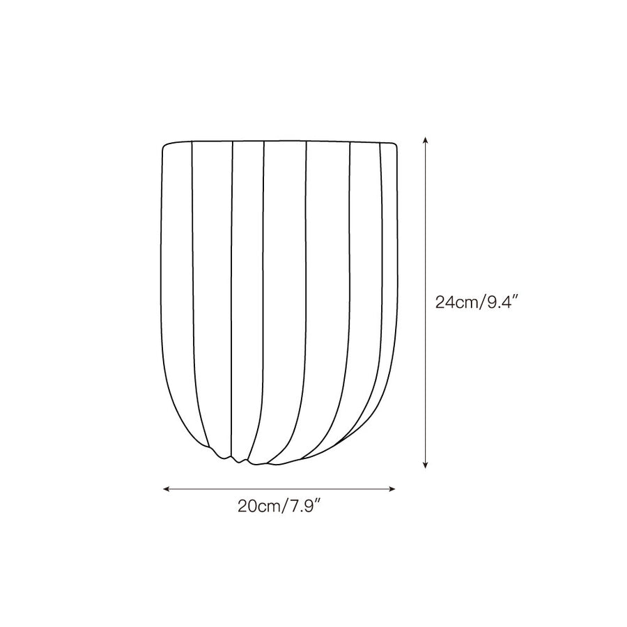 Ariel Fluted Wall Lamp – detail 3 — Dimension drawings 1