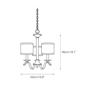 Armindo Chandelier – detail 3 — Dimension drawings 1
