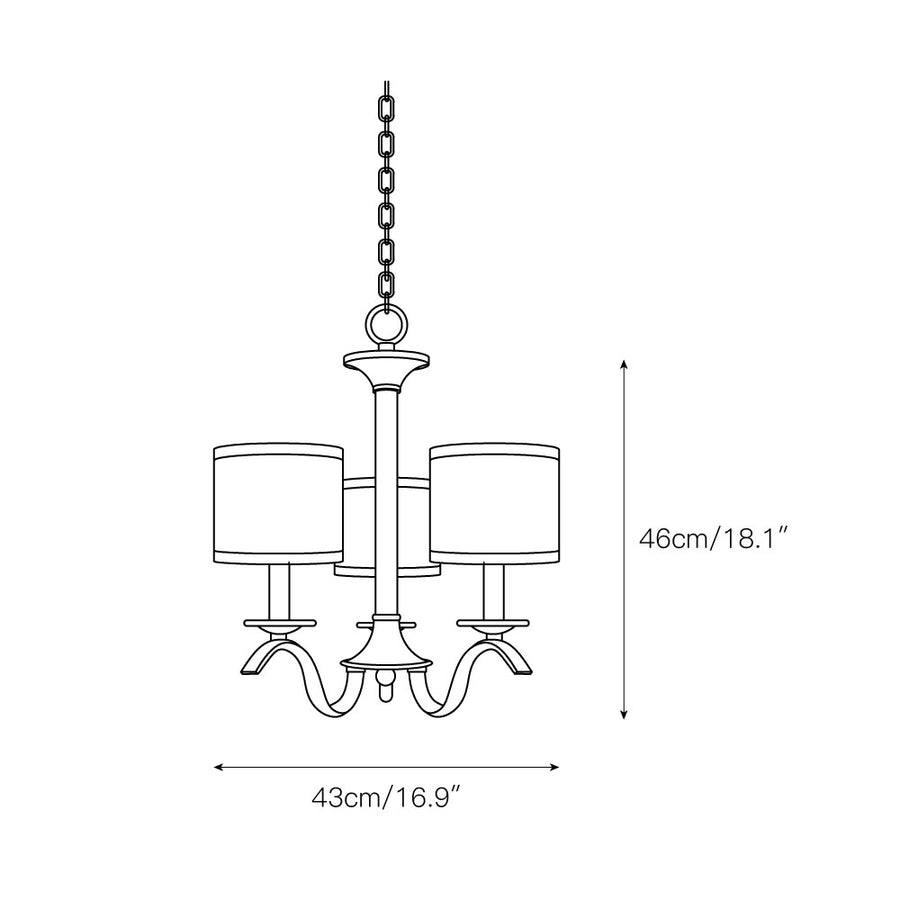 Armindo Chandelier – detail 3 — Dimension drawings 1