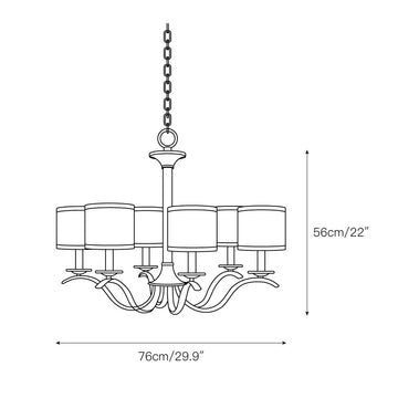 Armindo Chandelier – detail 5 — Dimension drawings 3