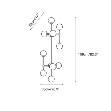 Armstrong Wall Lamp – detail 3 — Dimension drawings 1