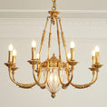 Load image into Gallery viewer, Ashford Brass Chandelier