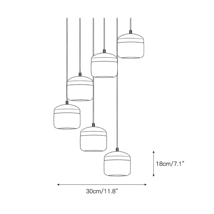 Asta Alabaster Pendant Lamp – detail 5 — Dimension drawings 3
