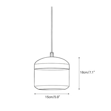 Asta Alabaster Pendant Lamp – detail 3 — Dimension drawings 1
