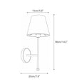 Cargar la imagen en la vista de la galería, Astra Fabric Wall Sconce