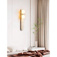 Load image into Gallery viewer, Asymmetrical Travertine Wall Sconce