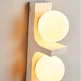 Load image into Gallery viewer, Asymmetrical Travertine Wall Sconce