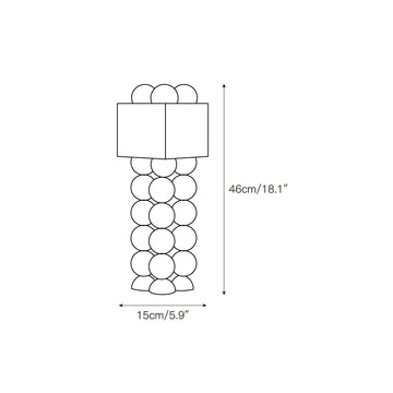 Atalaya Table Lamp – detail 3 — Dimension drawings 1