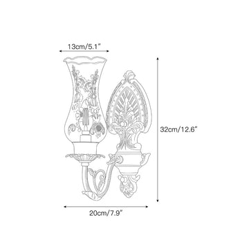Athea Wall Sconce – detail 3 — Dimension drawings 1
