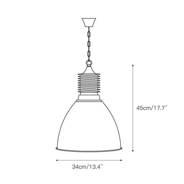Augustin Pendant Lamp – detail 3 — Dimension drawings 1