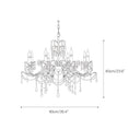Load image into Gallery viewer, Aurelia Floral Chandelier