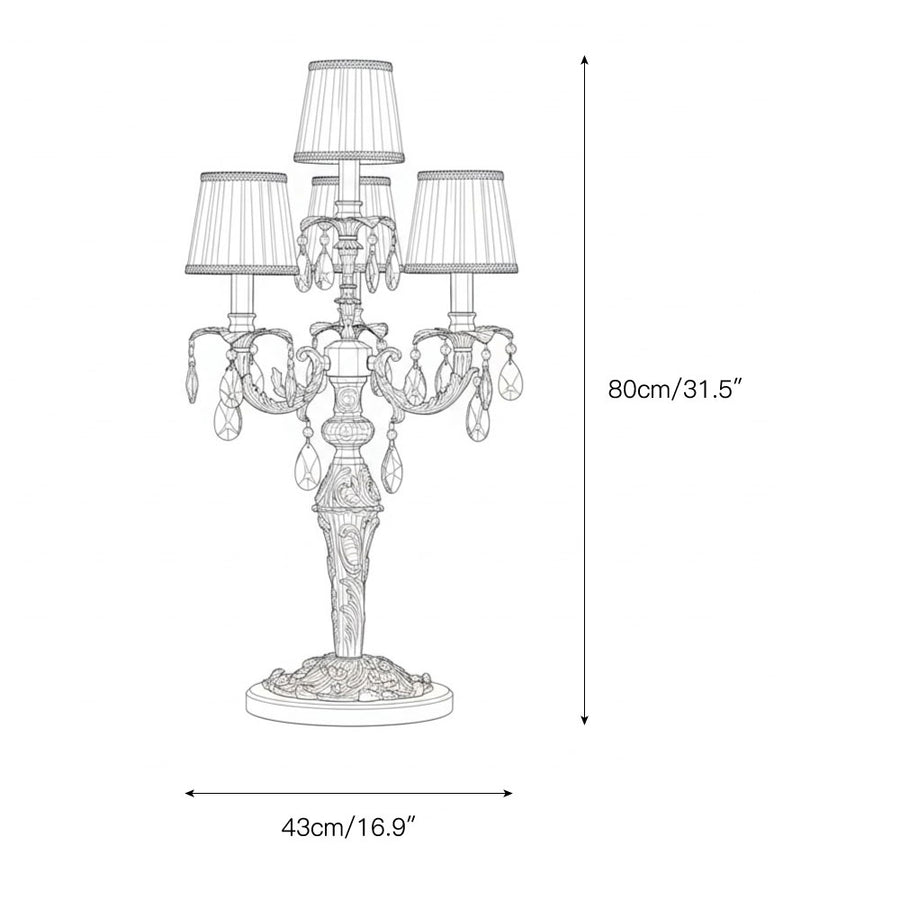 Aurelia Table Lamp – detail 3 — Dimension drawings 1