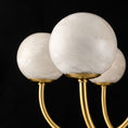 Load image into Gallery viewer, Aurelian Alabaster Globe Chandelier