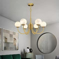 Load image into Gallery viewer, Aurelian Alabaster Globe Chandelier